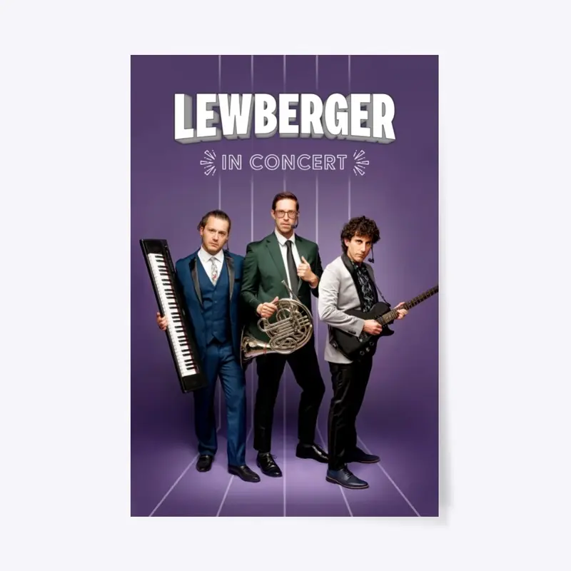 Lewberger Concert Poster